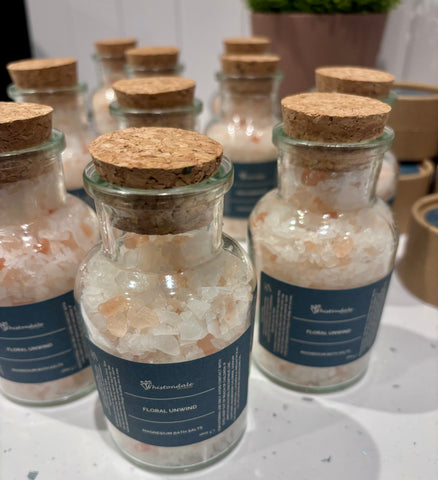 Handmade Magnesium Bath Salts - Floral Unwind